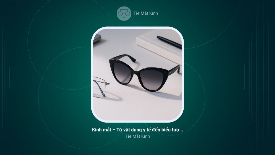 Kính mắt – Từ vật dụng y tế đến biểu tượng thời trang cá tính