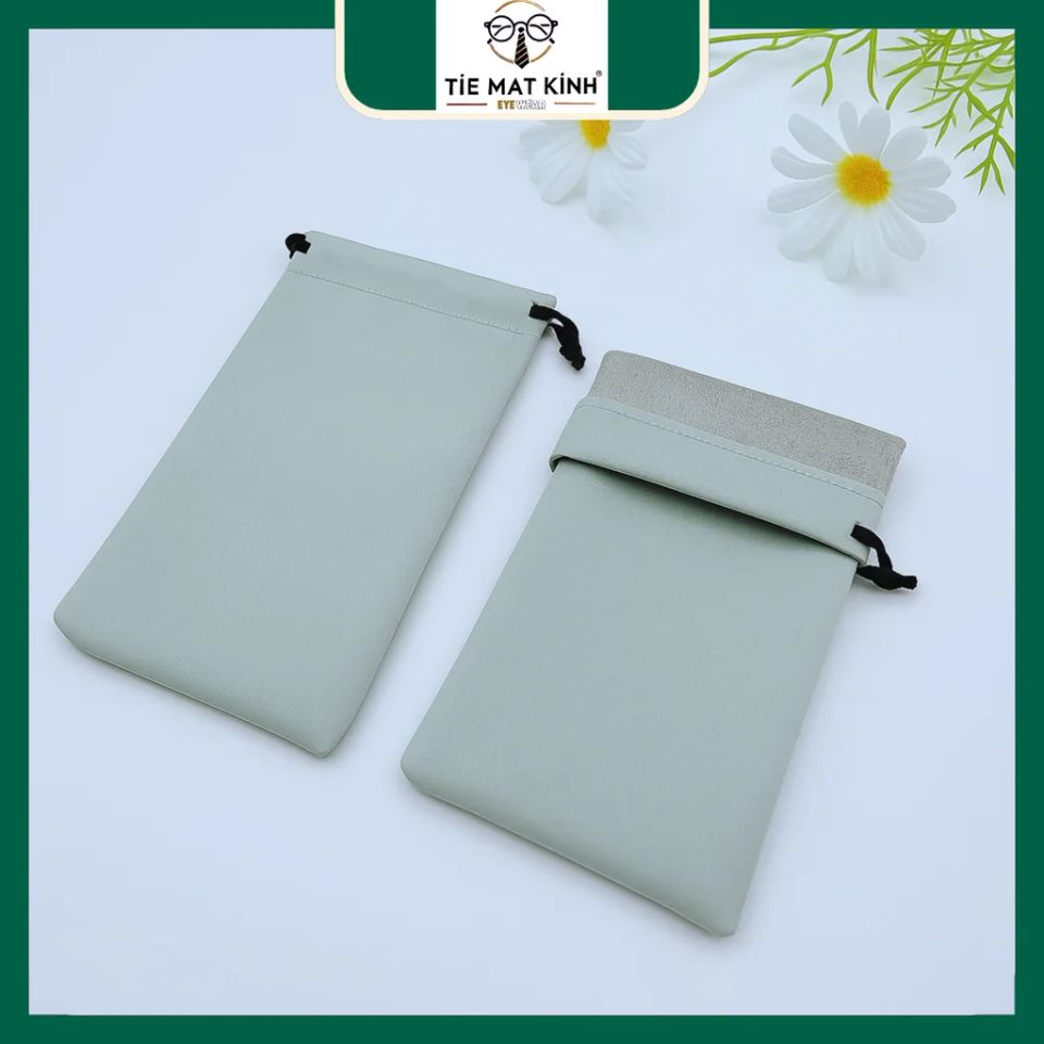 Túi vải nhung đựng kính tiện lợi 19x8cm